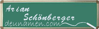 Arian Schönberger Visitenkarte